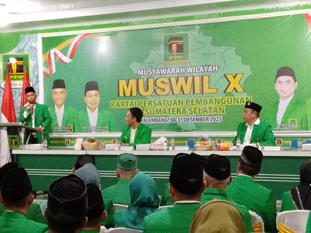 Muswil X PPP Sumsel Digelar